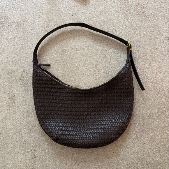 Madewell Handbags - Madewell Brown Woven Shoulder Bag